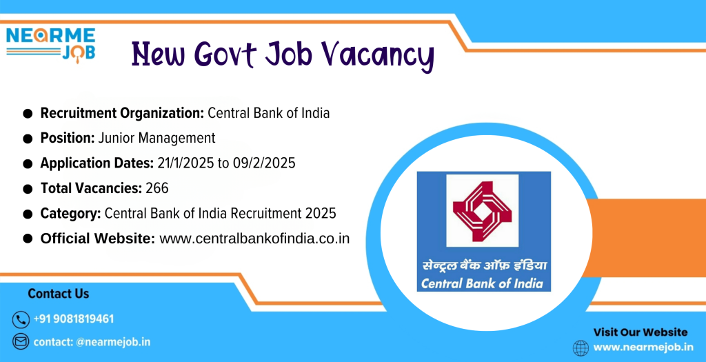Central Bank of India Recruitment 2025