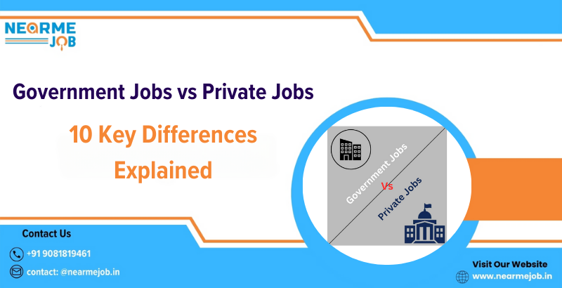government jobs vs private jobs